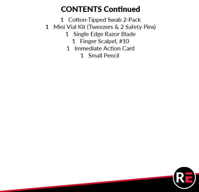 Personal Plus First Aid Kit, contents part 2