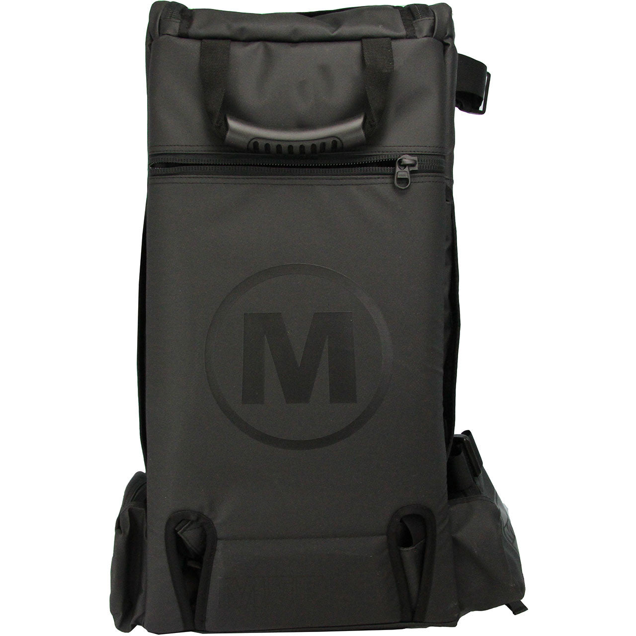 O2 Delivery Kit with Meret Bag by rescue essentials back view, showing wheels