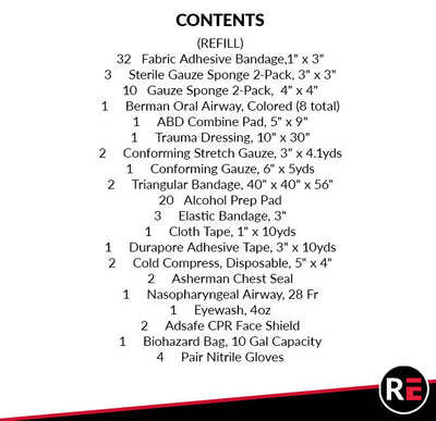 CBP First Responder Refill Kit