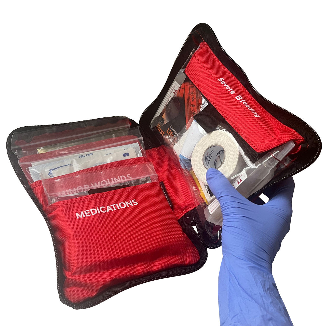 Wildland Fire Personal First Aid Kit- Open