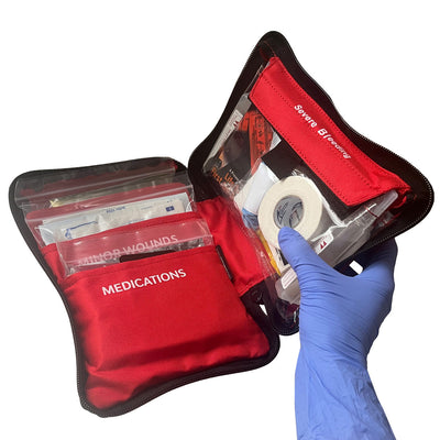 Wildland Fire Personal First Aid Kit- Open