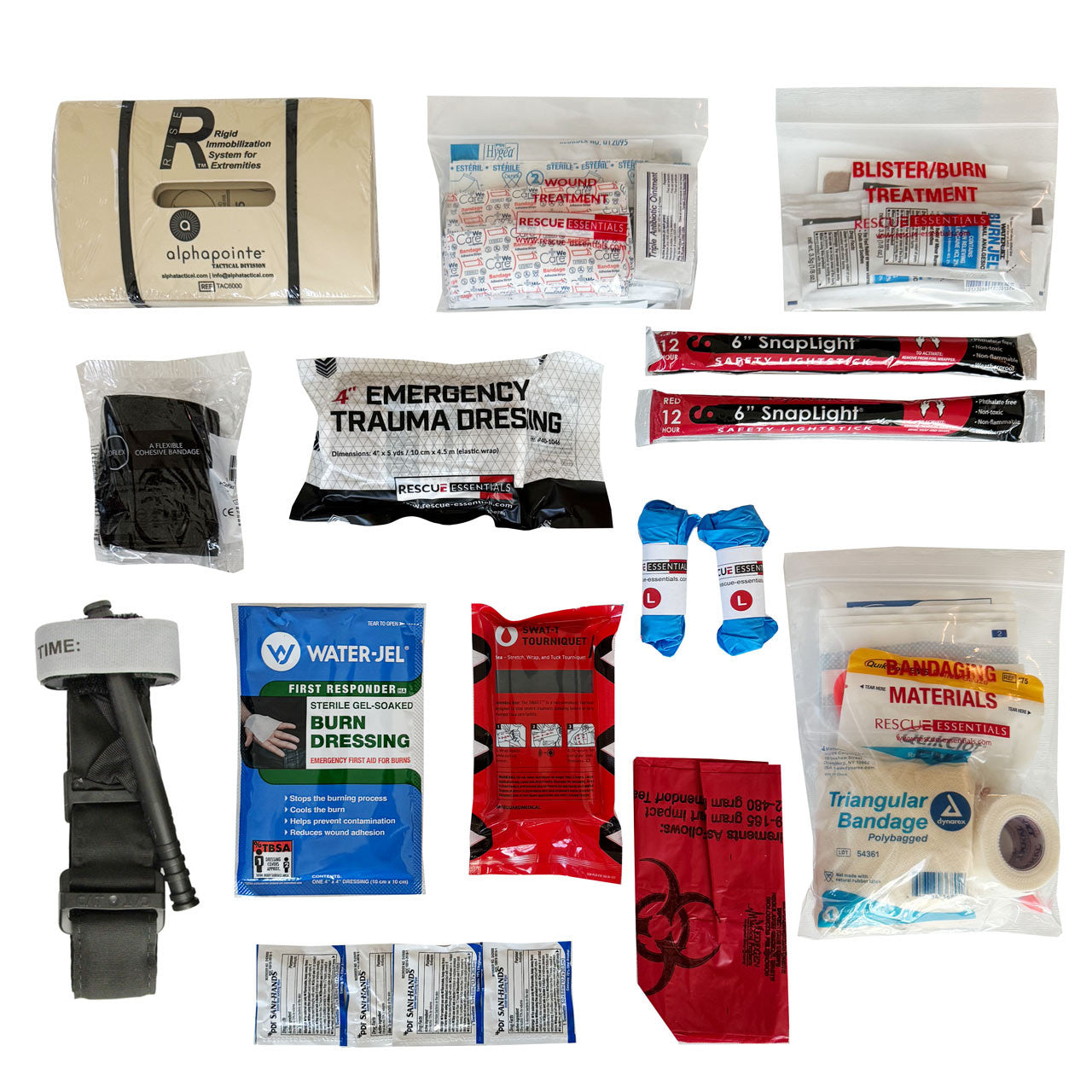 Motorcycle Operator IFAK- Components 