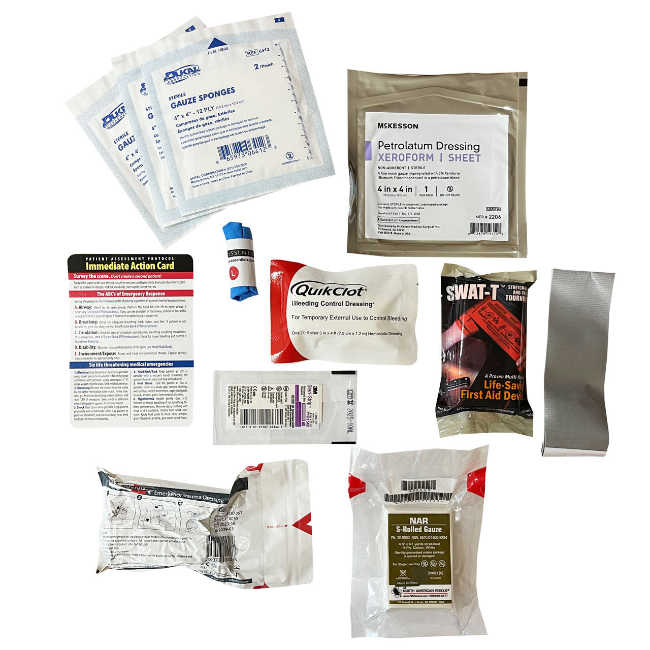 Hunter Safety Kit, all contents 