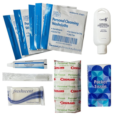 Basic Personal Hygiene Kit, all contents 
