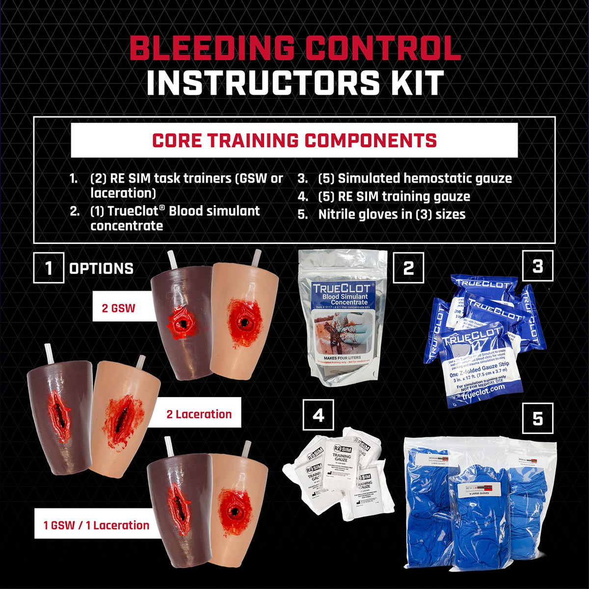 Rescue Essentials Bleeding Control Instructors Kit