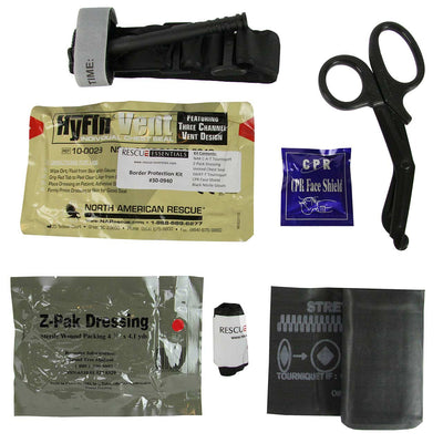 Response Kit, all contents laid out