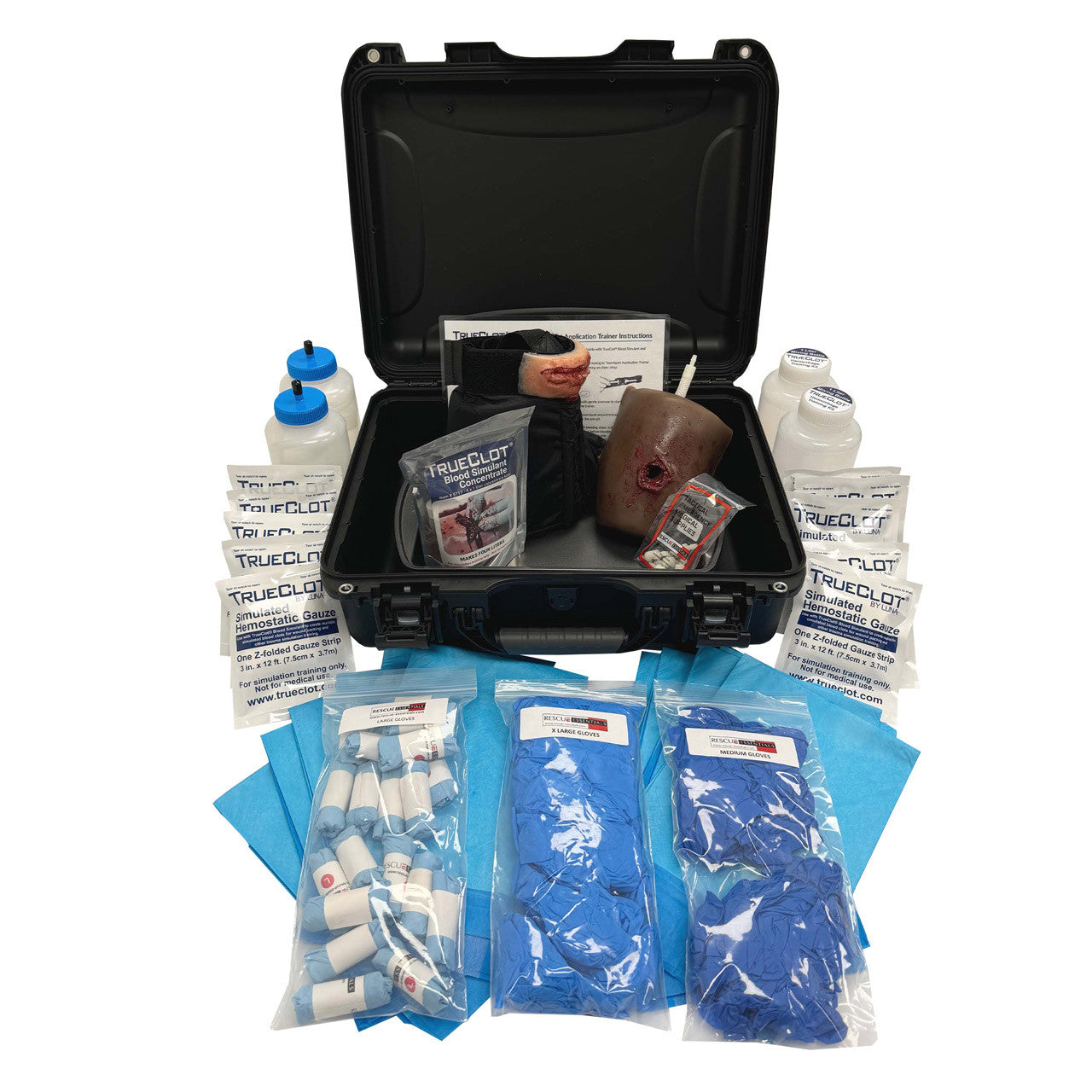 Bleeding Control Training Kit with Tourniquet Trainer – Rescue