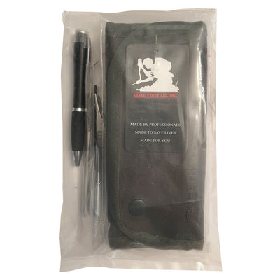 Military Surgical Kit in packaging, Back view