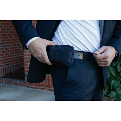 Plain Clothes Carry Zippered Pouch, on belt