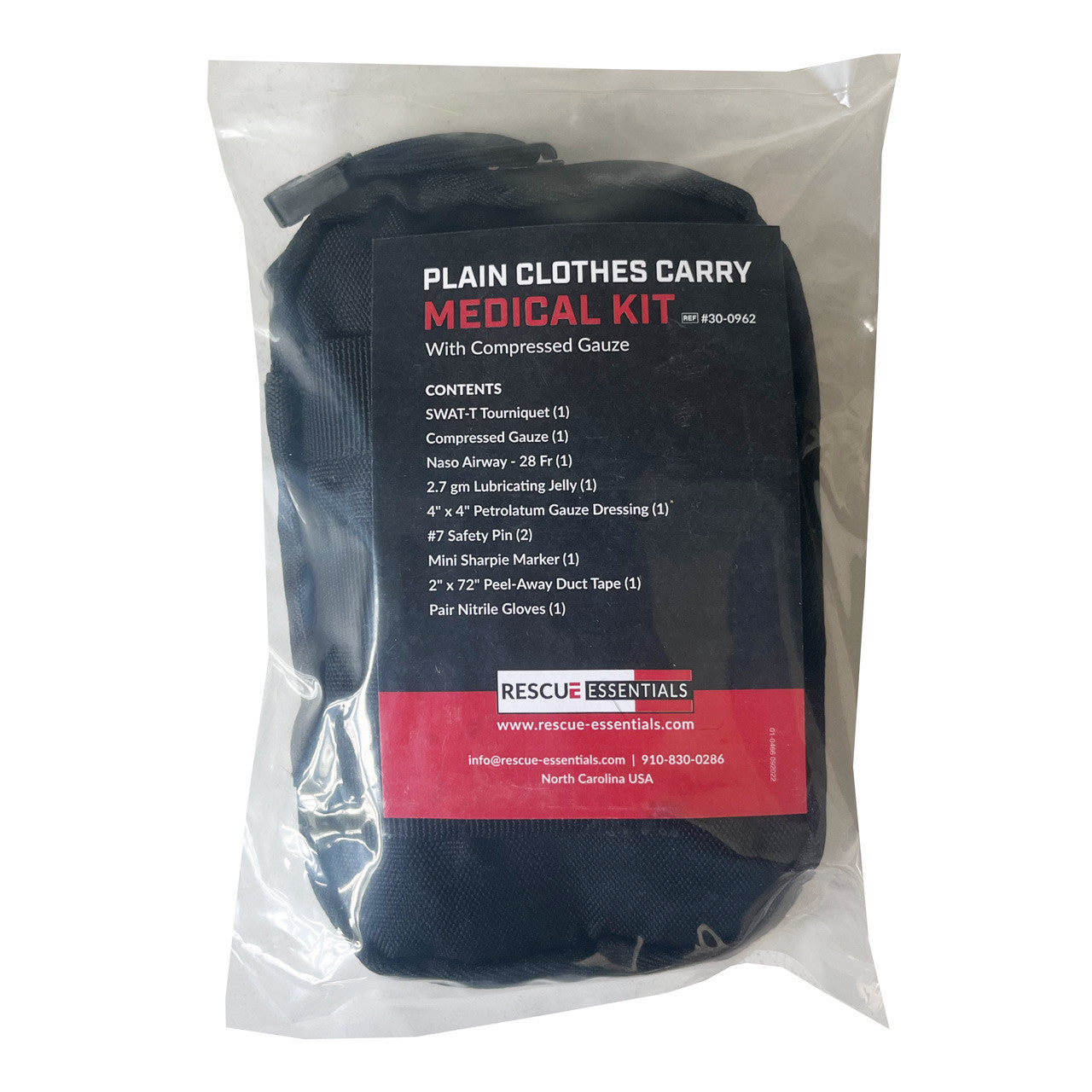 Plain Clothes Carry Medical Kit, front of packaging 