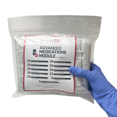 Advanced Medications Module, kit in hand