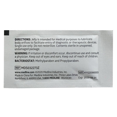  Lubricating Jelly 2.7 gm, unit- back