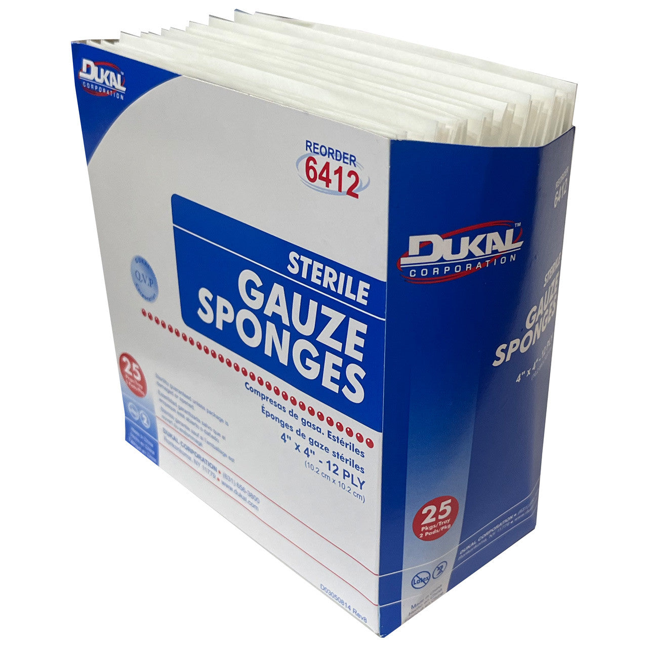 Sterile Gauze 4" x 4" Sponges, box open