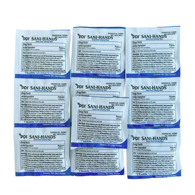 Sani Hands Antimicrobial Hand Wipes,10 Packs