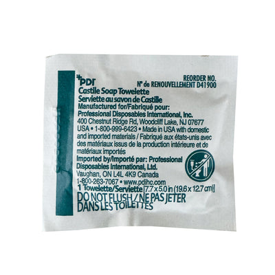 Castille Soap Towelettes, front