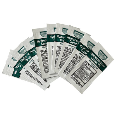 Hydrocortisone 1% Cream, 10 packs fanned out