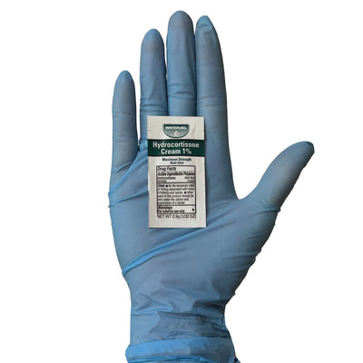 Hydrocortisone 1% Cream, showing unit size