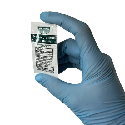 Hydrocortisone 1% Cream, unit in hand