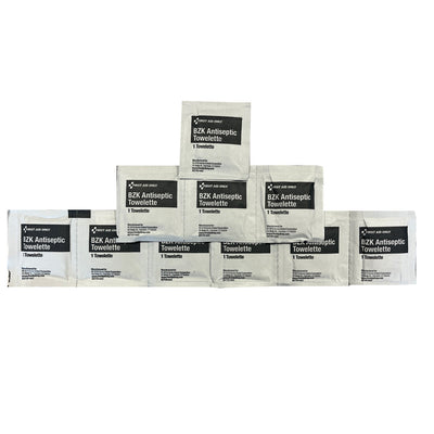 10 BZK Antiseptic Towelettes