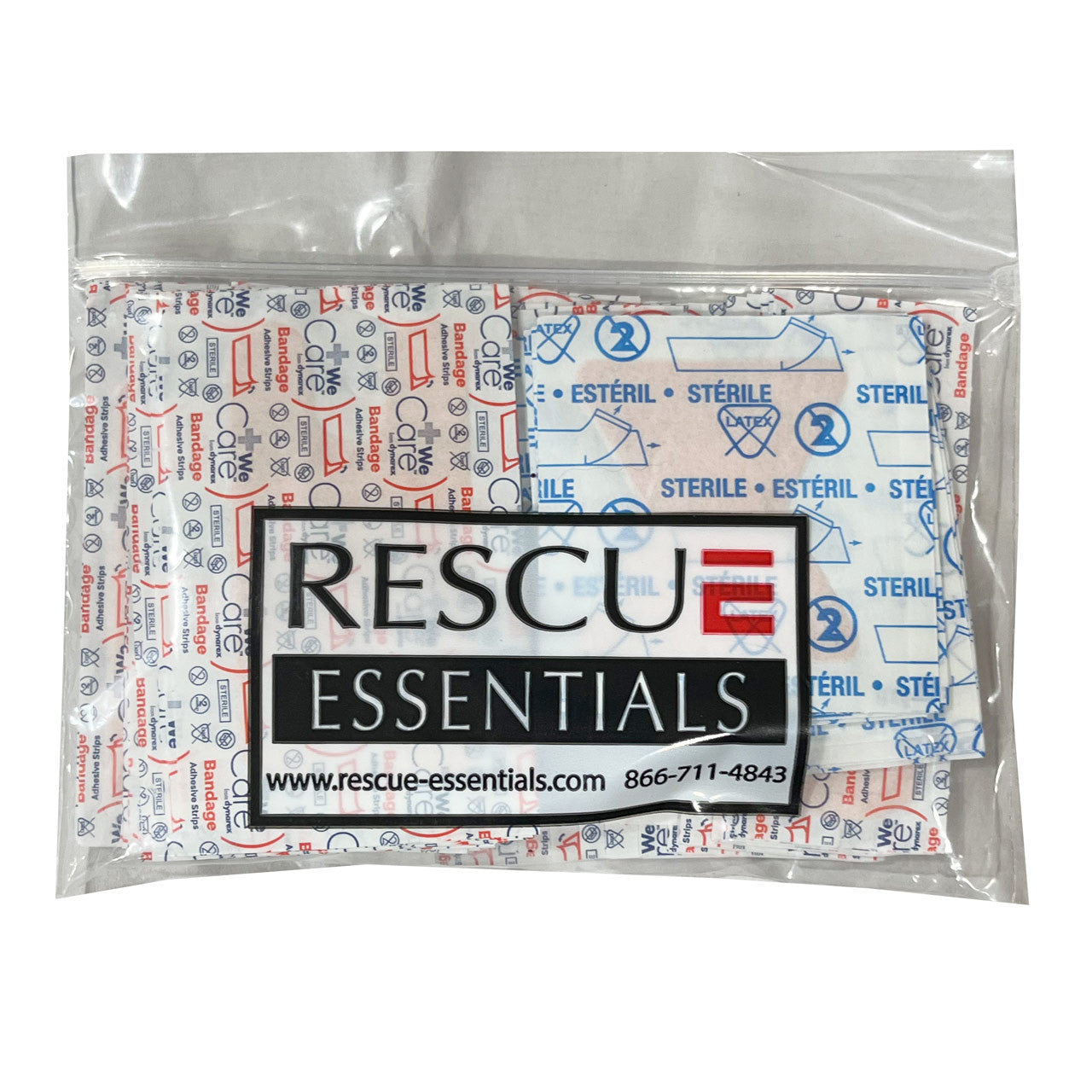 Assorted Adhesive Bandages, front of packaging 