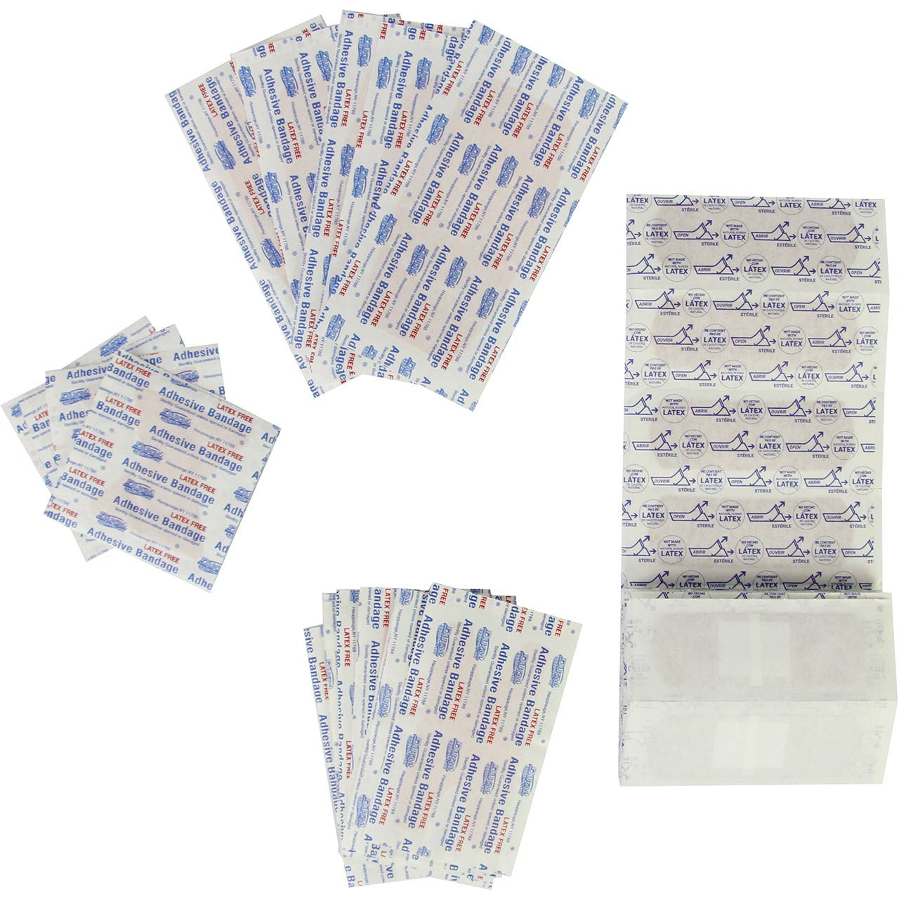 Assorted Adhesive Bandages, included bandages 