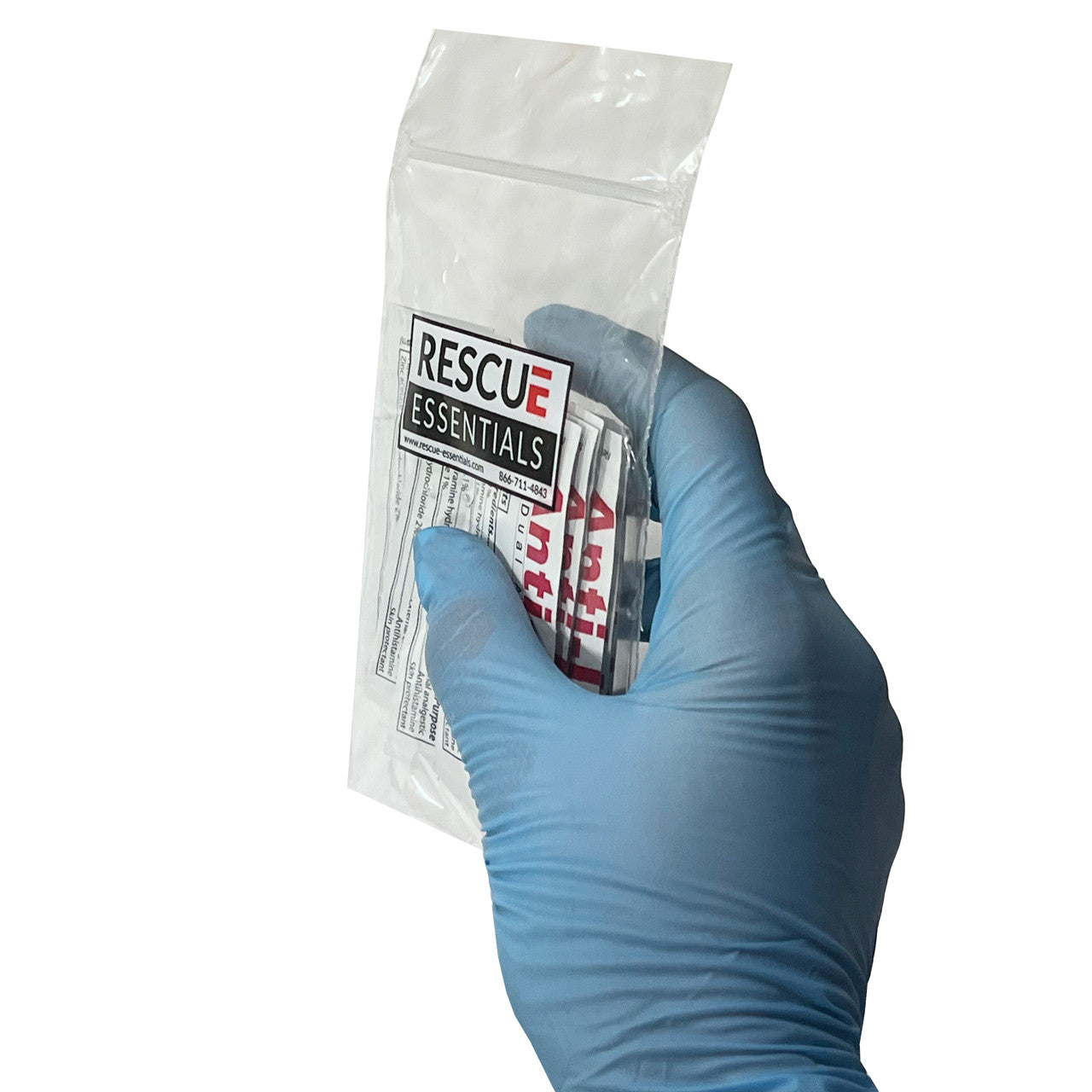 Anti-Itch Gel Unit Dose, 10 pack in hand
