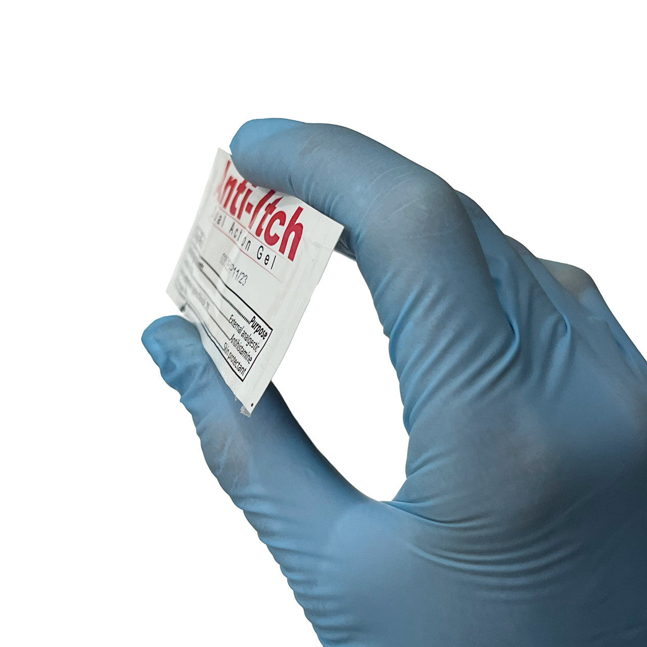 Anti-Itch Gel Unit Dose, in hand