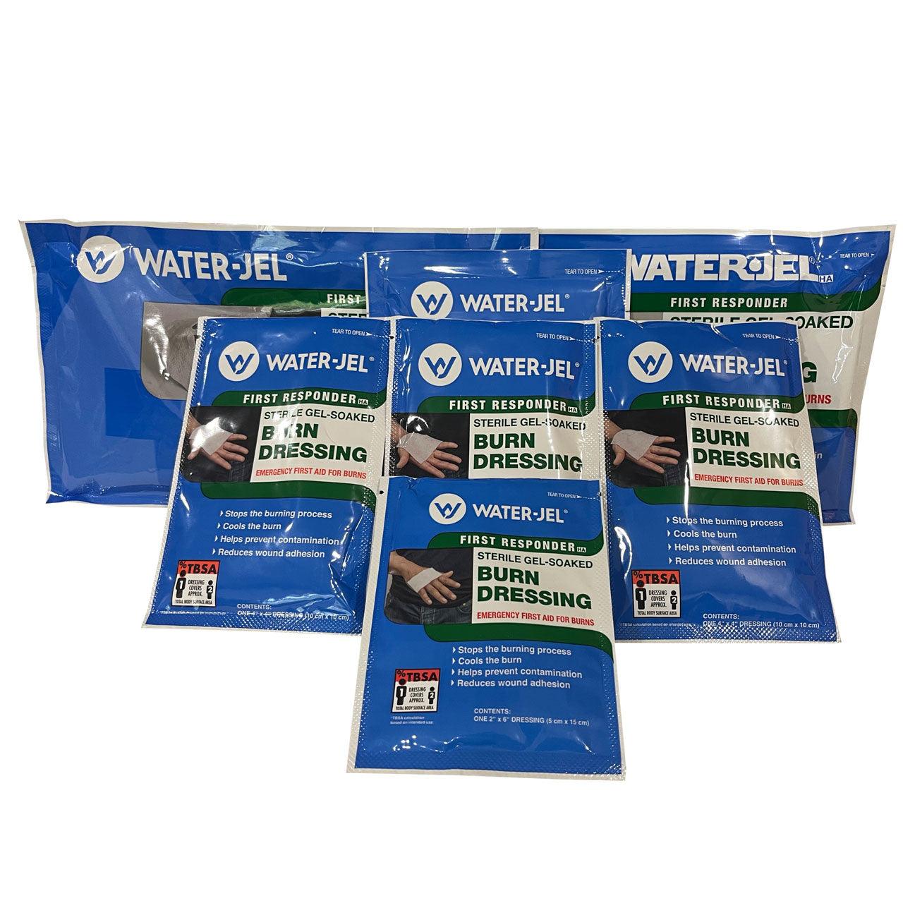 Water-Jel Combo Pack | Burn Dressing | Burn Bandages – Rescue