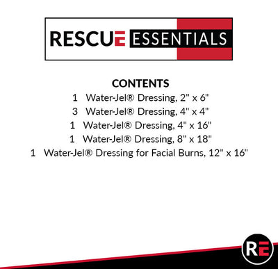 Water-Jel Combo Pack, contents list