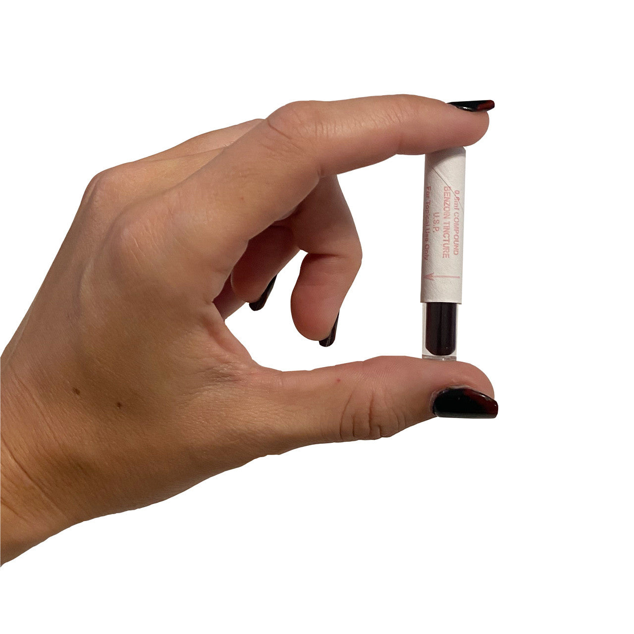 McKesson Tincture of Benzoin Ampules, in hand