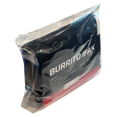 Burrito IFAK, black, packaged, angled