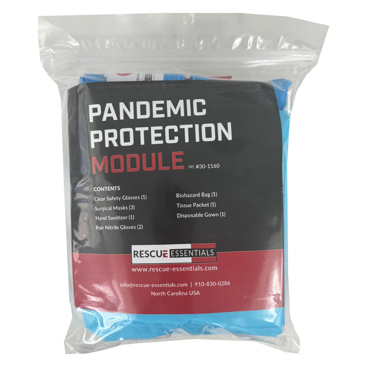 Pandemic Protection Module, in packaging - front