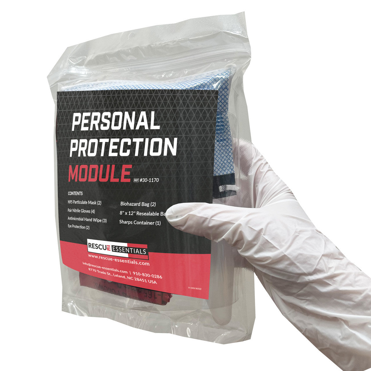 Personal Protection Module, in hand