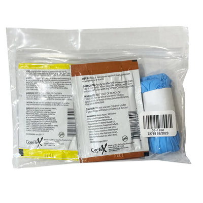 Poison Ivy Treatment Module, back of packaging