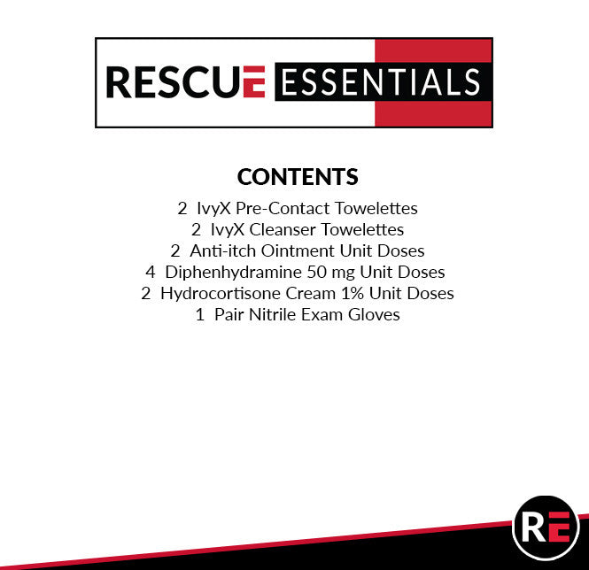 Poison Ivy Treatment Module, contents list