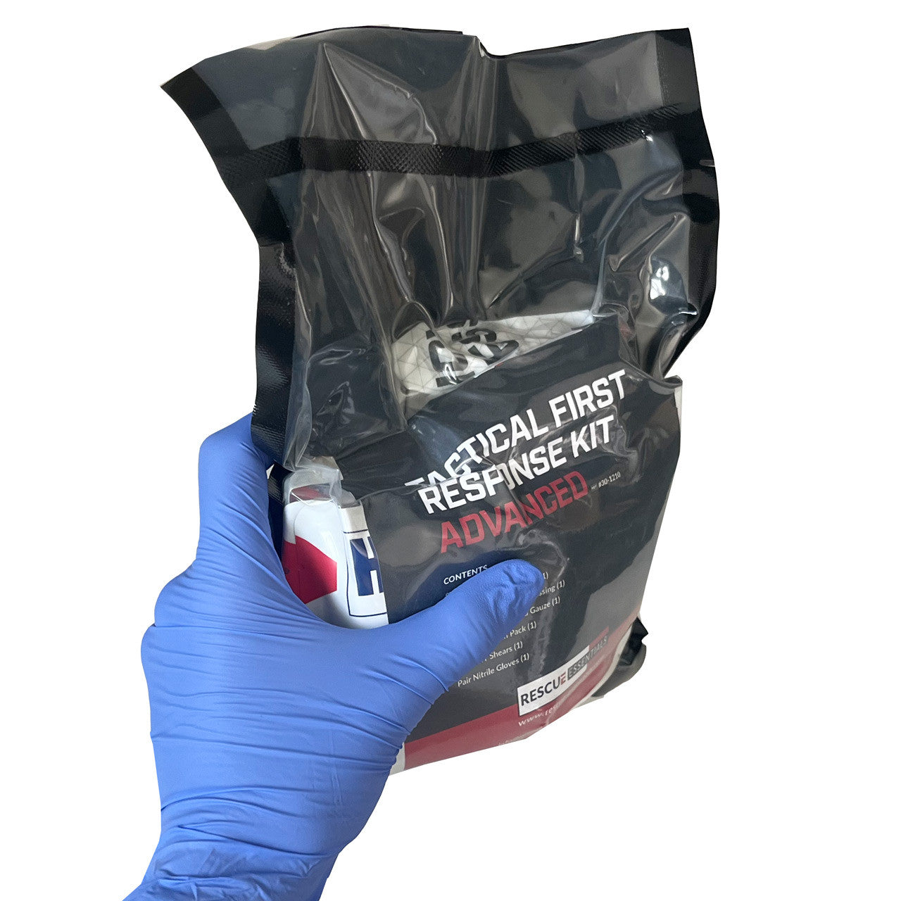 Tactical First Response Kit, in hand