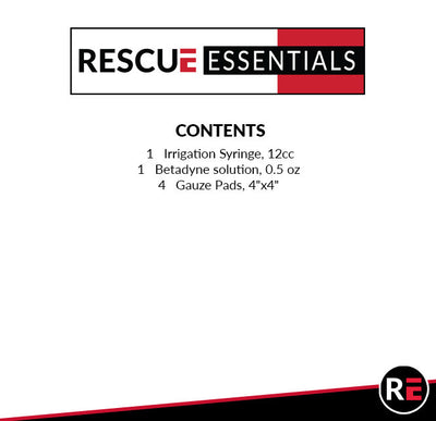 Wound Irrigation Set, contents list