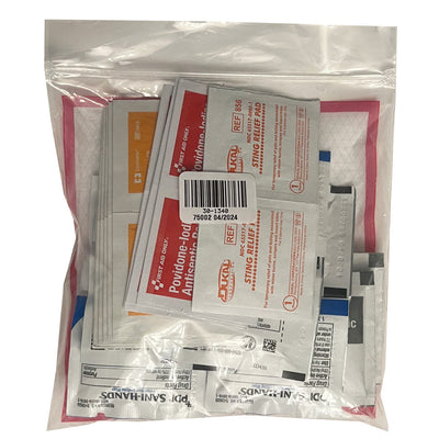 Wound Prep Module, back of packaging