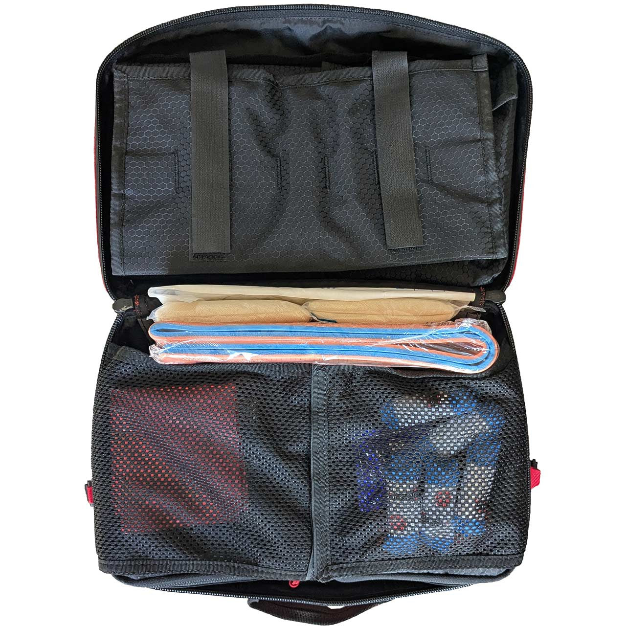 Agilis Wilderness First Aid Kit - medical kit partially open