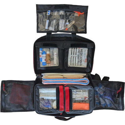 Agilis Wilderness First Aid Kit - medical kit open with components