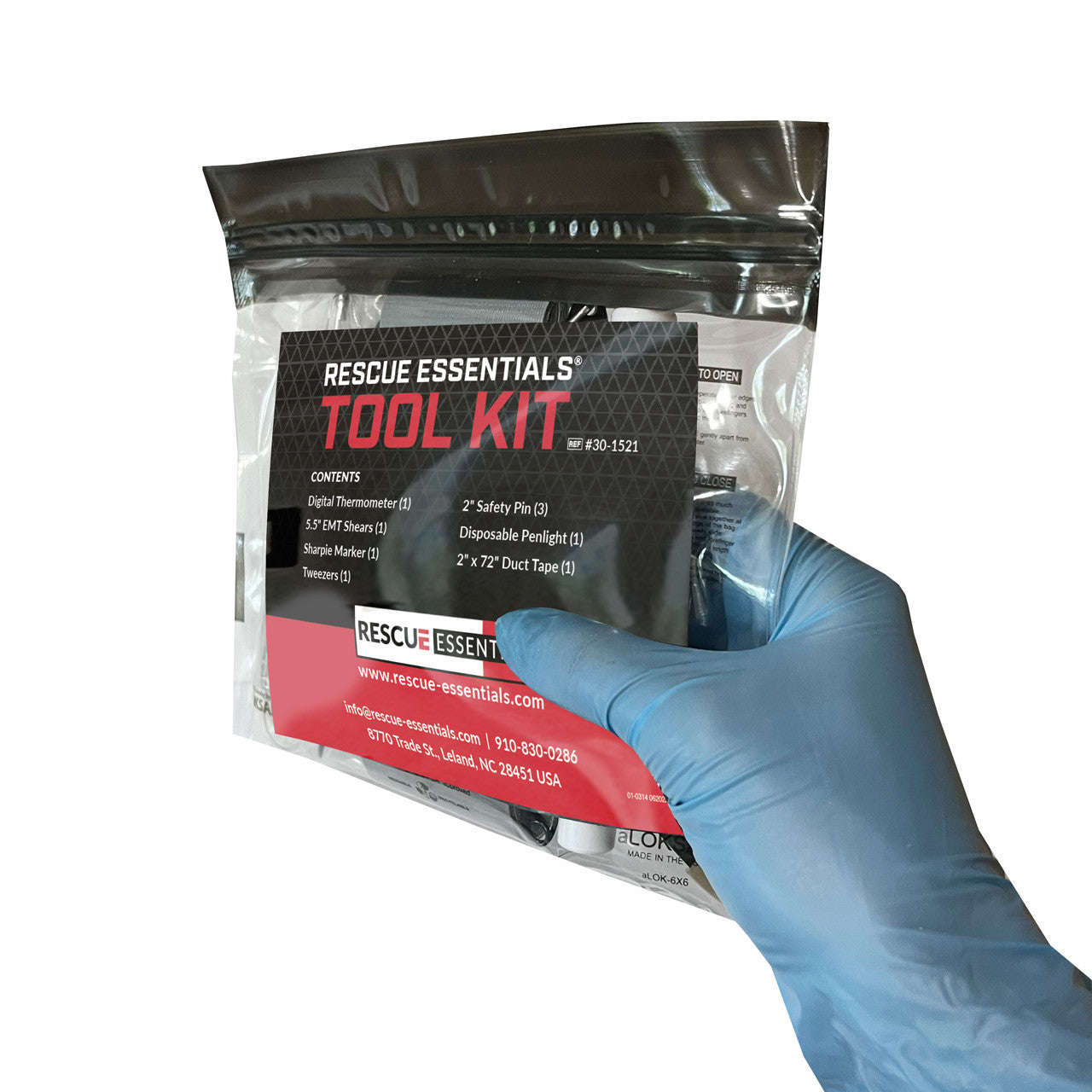Rescue Essentials Tool Kit, in hand