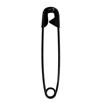 Black Safety Pins, 2" (5-pack) 
