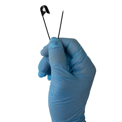 Black Safety Pins, 2" (5-pack) 
