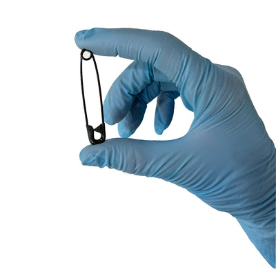 Black Safety Pins, 2" (5-pack) 