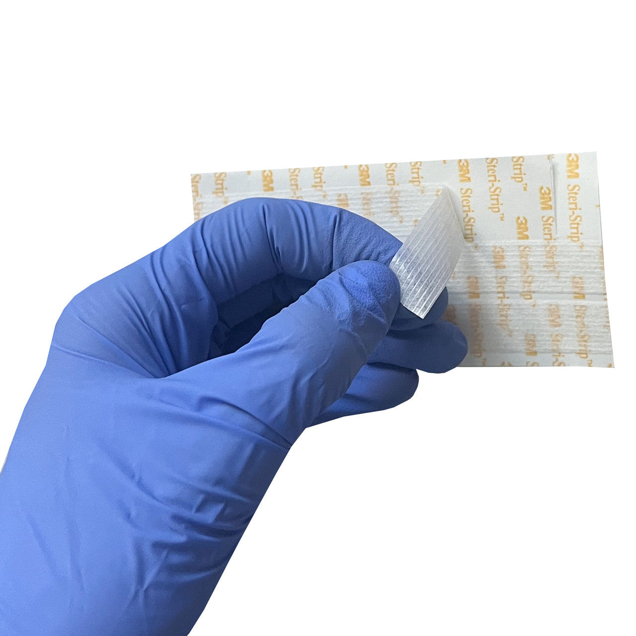 Steri-Strip™ Reinforced Skin Closures, being peeled