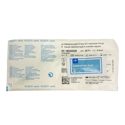 Rusch® Adjustable Flange Latex-Free Airway w/ Lube