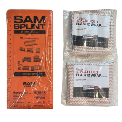 SAM Splint Combo Pack, splint and wrap