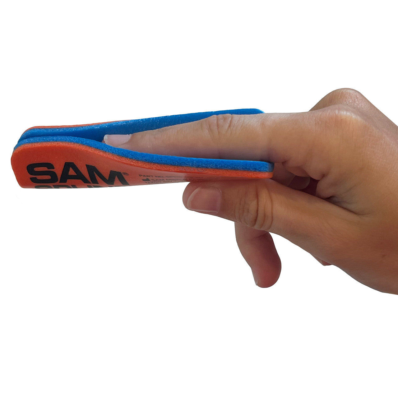 SAM Finger Splint, on finger