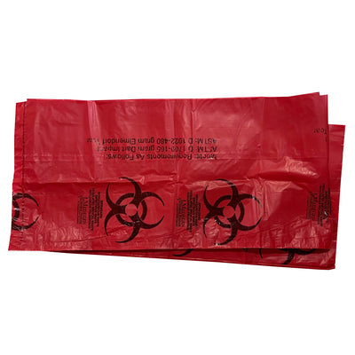 Biohazard Bags for Infectious Waste - 5-Pack 
