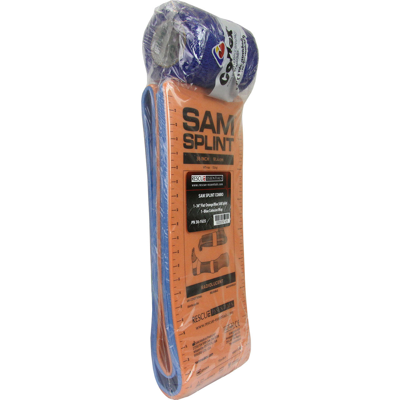 Splint Combo Pack, side of pack